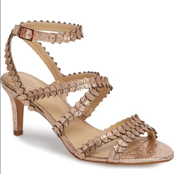vince camuto rose gold shoes